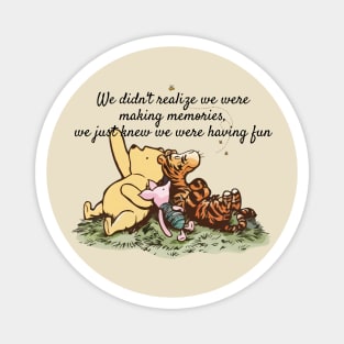 Winnie the Pooh Making Memories Magnet